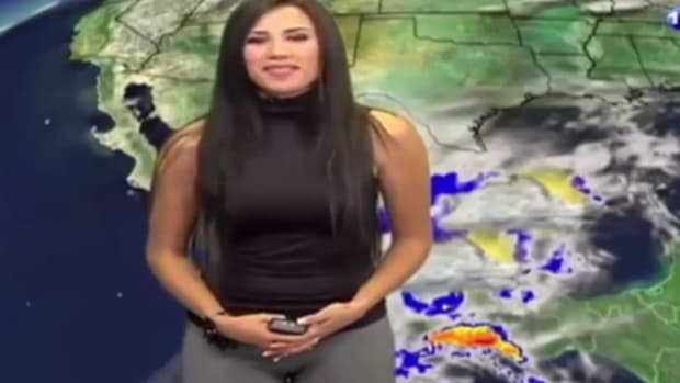 Weather Reporter Has Unfortunate Wardrobe Malfunction On Live TV (Video) Promo Image