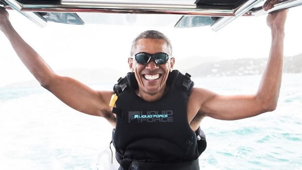 Obama Accepts Kitesurfing Battle Against Richard Branson (Video) Promo Image