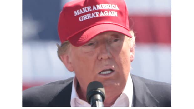 Trump Debuts ''45'' Hat Amidst Recount Petition Promo Image