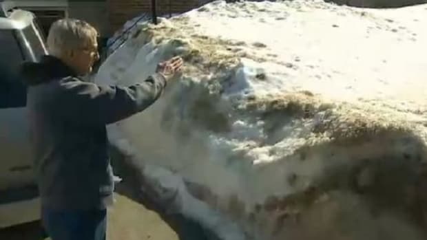 Elderly Man Fined Multiple Times For Snow-Covered Yard - There's Just One Huge Problem Promo Image