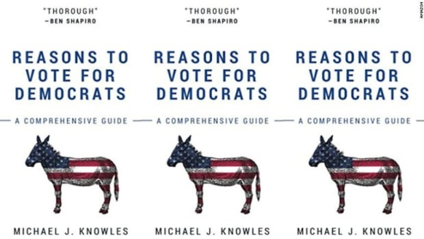 Blank 'Reason To Vote For Democrats' Book Tops Charts Promo Image