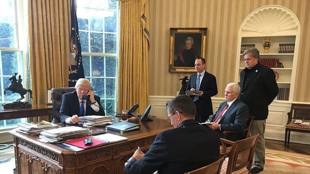 Trump Preparing Executive Order To Review Trade Deals Promo Image