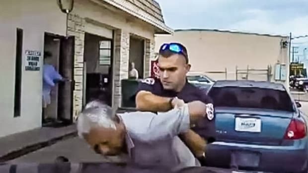 Police Officer's Violent Encounter With 76-Year-Old Man Caught On Camera (Video) Promo Image
