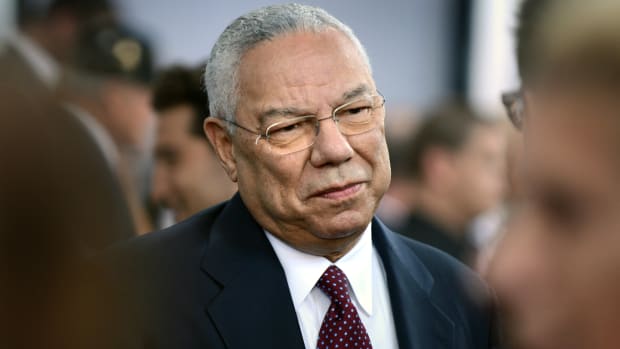 Colin Powell Reveals He's Voting For Clinton Promo Image
