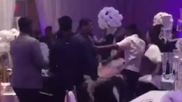 Massive Brawl Breaks Out At Wedding Reception (Video) Promo Image
