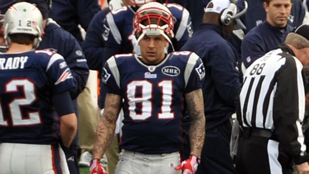 Hernandez's Family Suggests Brain Damage Caused Suicide Promo Image
