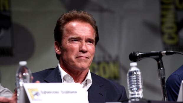 Arnold Schwarzenegger's Shirt Sends Message Day After Remarks Against Trump (Photo) Promo Image