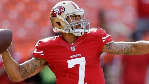 Kaepernick To Sit Out Anthem At Chargers' Military Game Promo Image