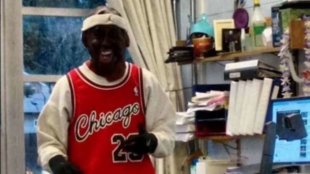Teacher Suspended After Dressing Up As Michael Jordan Promo Image