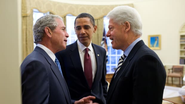 Bill Clinton and George Bush Blast Trump (Photos) Promo Image