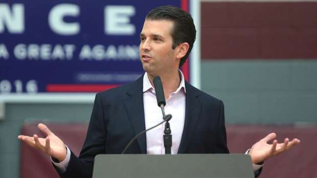 Trump Jr. Asked Russian Lawyer About Clinton Foundation Promo Image