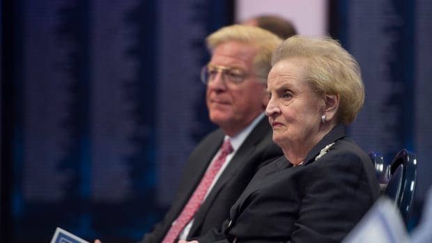 Albright To Trump: Quit Blaming Obama For Everything Promo Image