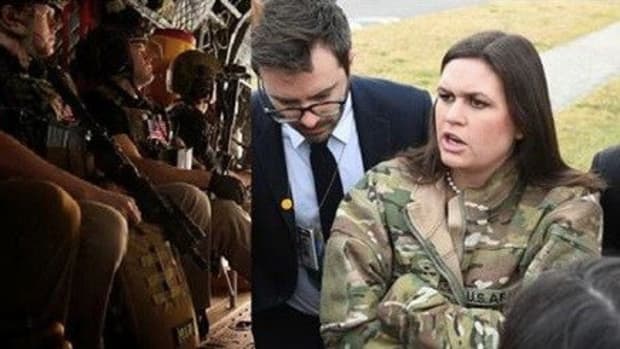 Army Ranger Who Gave Sarah Sanders His Jacket Didn't Expect What She'd Give Him In Return Promo Image