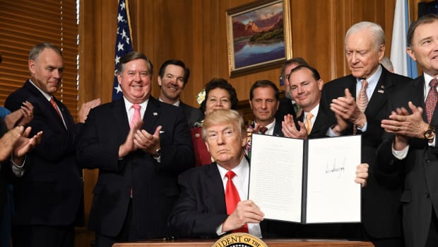 Trump Signs Executive Order On Health Care Promo Image