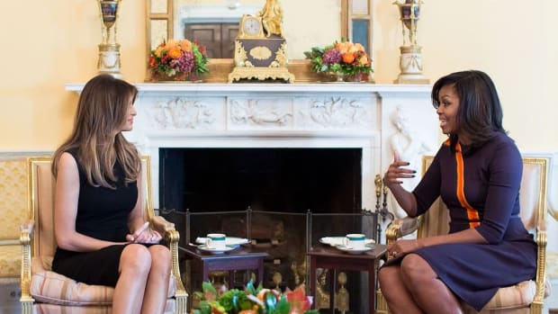 Melania Trump Maintaining Michelle Obama's Legacy Promo Image