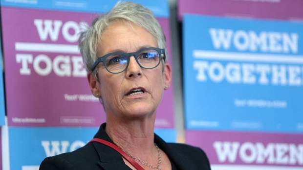 Jamie Lee Curtis Slams Trump For Hawaii False Alarm Promo Image