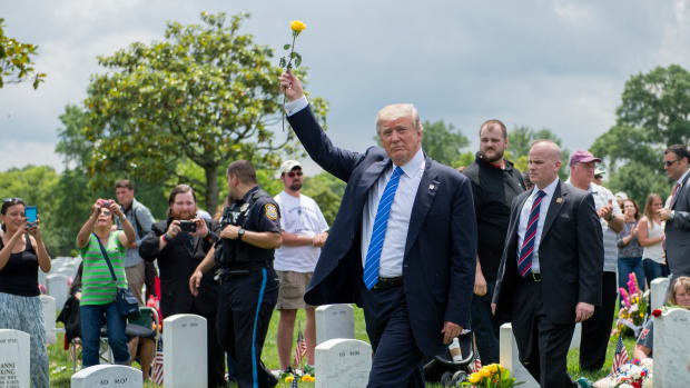 Fact Check: Trump On Calling Gold Star Families Promo Image