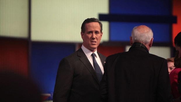 Santorum Concerned Over Trump Presidency Promo Image