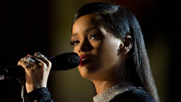Rihanna Mourns Cousin's Death In Barbados Promo Image