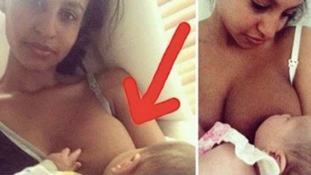 New Mom Shares Breastfeeding Pic, People Instantly Notice Something Is Horribly Wrong Promo Image