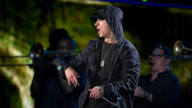 Eminem Holds Nothing Back In Trump Insult Rap (Video) Promo Image