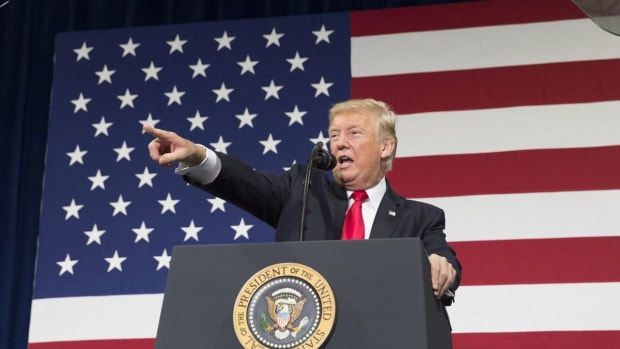 Trump Blasts LaVar Ball For Not Thanking Him Promo Image