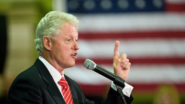 Bill Clinton Is Asked About Monica Lewinsky (Video) Promo Image
