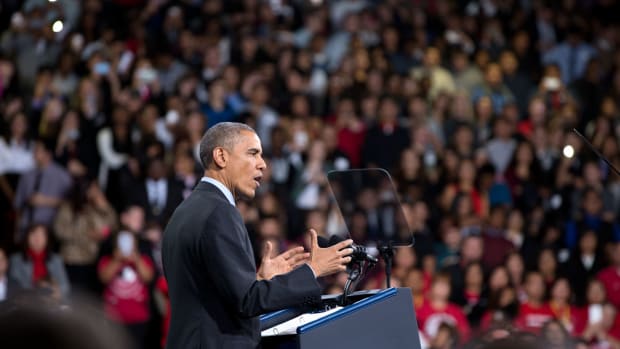 Obama Returns To Campaigning For Democratic Candidates Promo Image