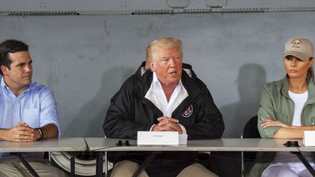 Trump Says He May End Relief Efforts In Puerto Rico Promo Image