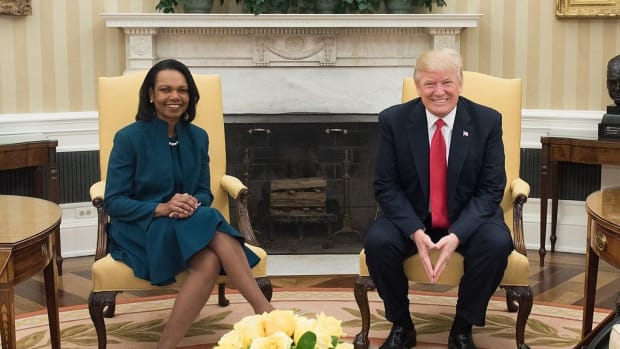 Condoleeza Rice's 'Me Too' Comments Spark Controversy Promo Image