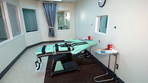 Lethal injection room.