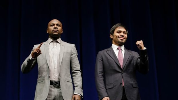 Floyd Mayweather and Manny Pacquiao.