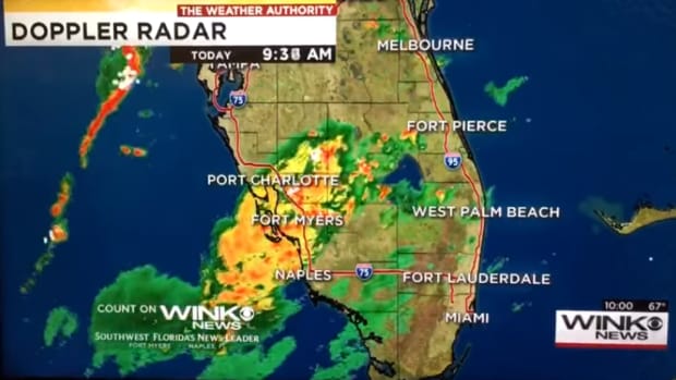 WINK News Weather Map
