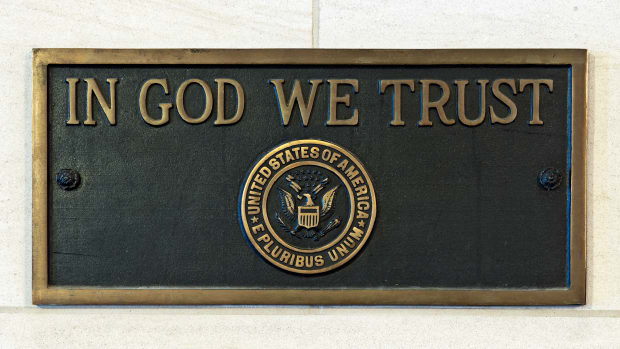 A Plaque In The U.S. Capitol.