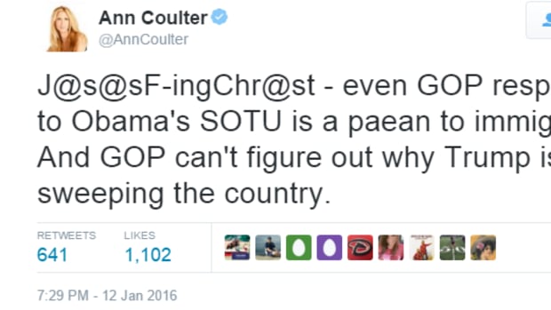 Ann Coulter's tweet