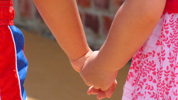 Children Holding Hands.