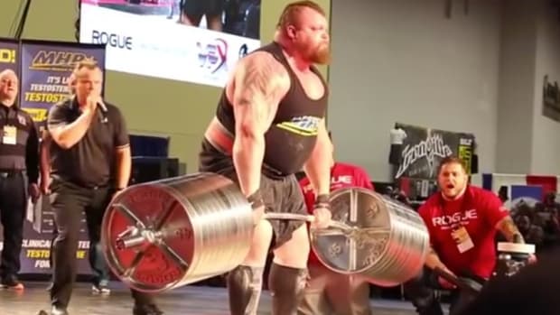 Eddie Hall Deadlifts 1,025 Pounds, Sets Record (Video) Promo Image
