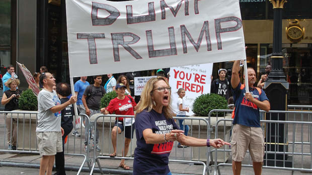 Dump Trump Protest.