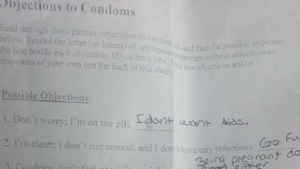 14-Year-Old Girl Suspended Over Sex-Ed Quiz Answers (Photo) Promo Image