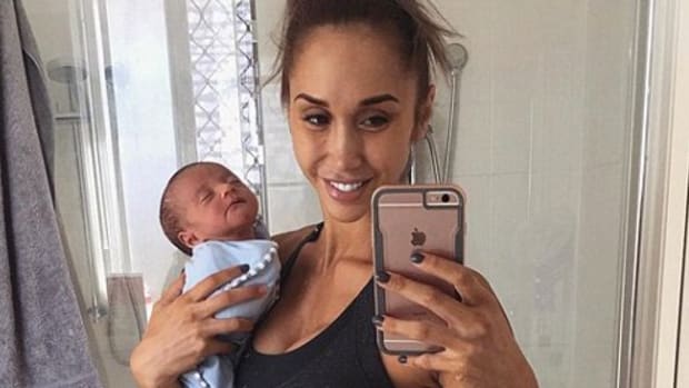 Mother Criticized For Neglecting Newborn In Selfie Promo Image