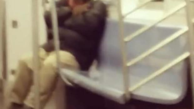 Subway Rider Wakes Up To 'Disgusting' Surprise (Video) Promo Image