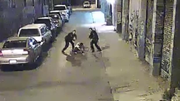 Officers Caught On Camera Beating Suspect With Batons Promo Image