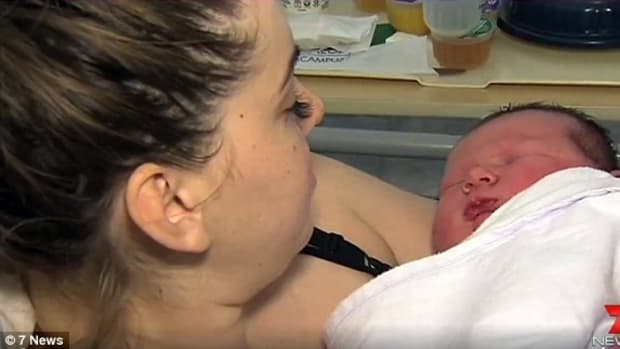 Woman Gives Birth To Massive Baby Promo Image
