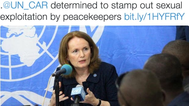 Diane Corner, Deputy Head of the U.N. Multidimensional Integrated Stabilization Mission in the C.A.R.