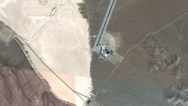Google Maps Reportedly Reveals UFO In Area 51 Promo Image