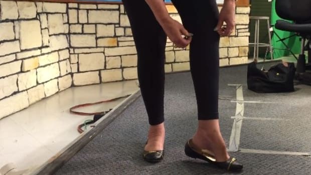 Woman Fired From Clerk Office Job For Wearing Leggings Promo Image