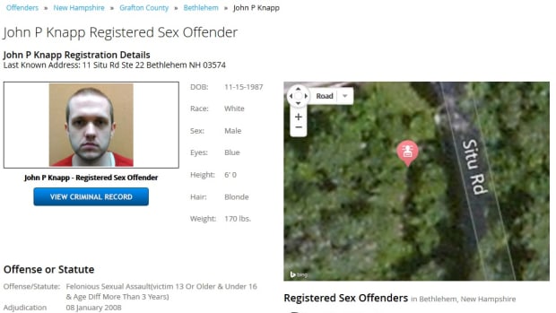 New Hampshire Sex Offenders Database.