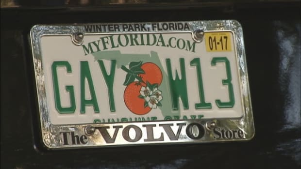'GAY' license plate