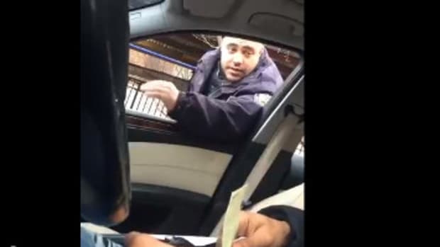 NYPD Cop To Driver: Blame De Blasio For Ticket (Video) Promo Image