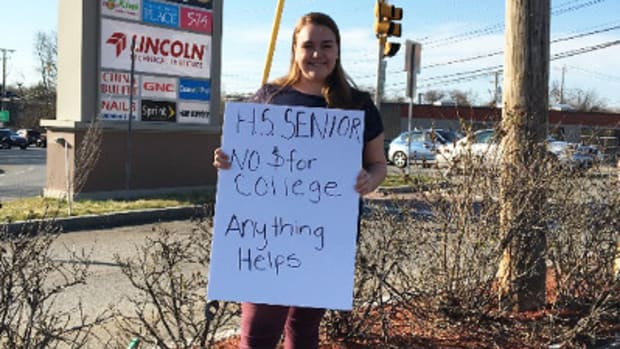 High School Senior Panhandles To Pay For College  Promo Image